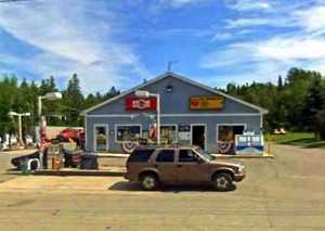 Big Apple Convenience Store on Main Street in Mattawamkeag, Maine 04459.