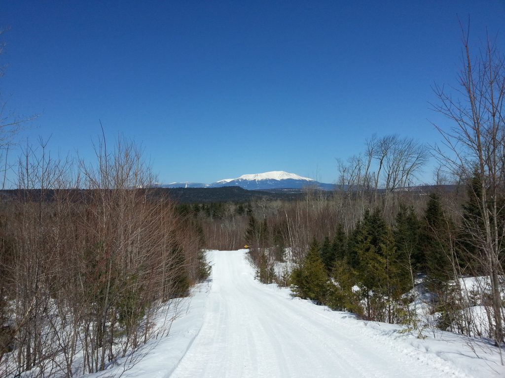 Katahdin Woods and Waters National Monument in Maine offers miles of winter trails to explore