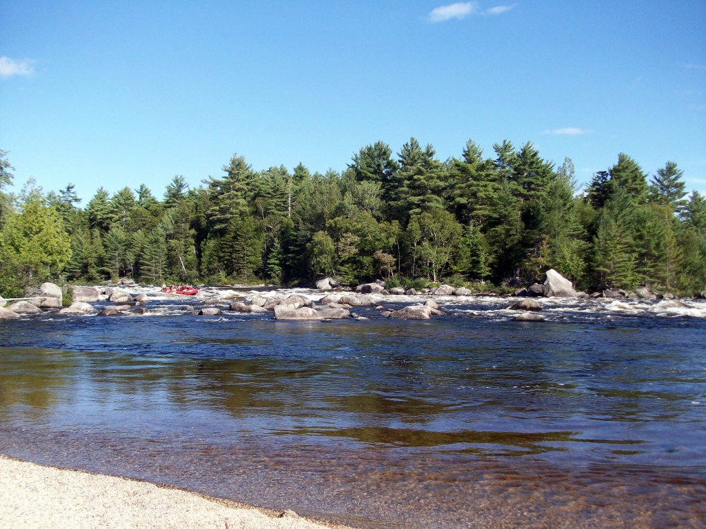 Picture of Abol Falls West Branch Penobscot River.